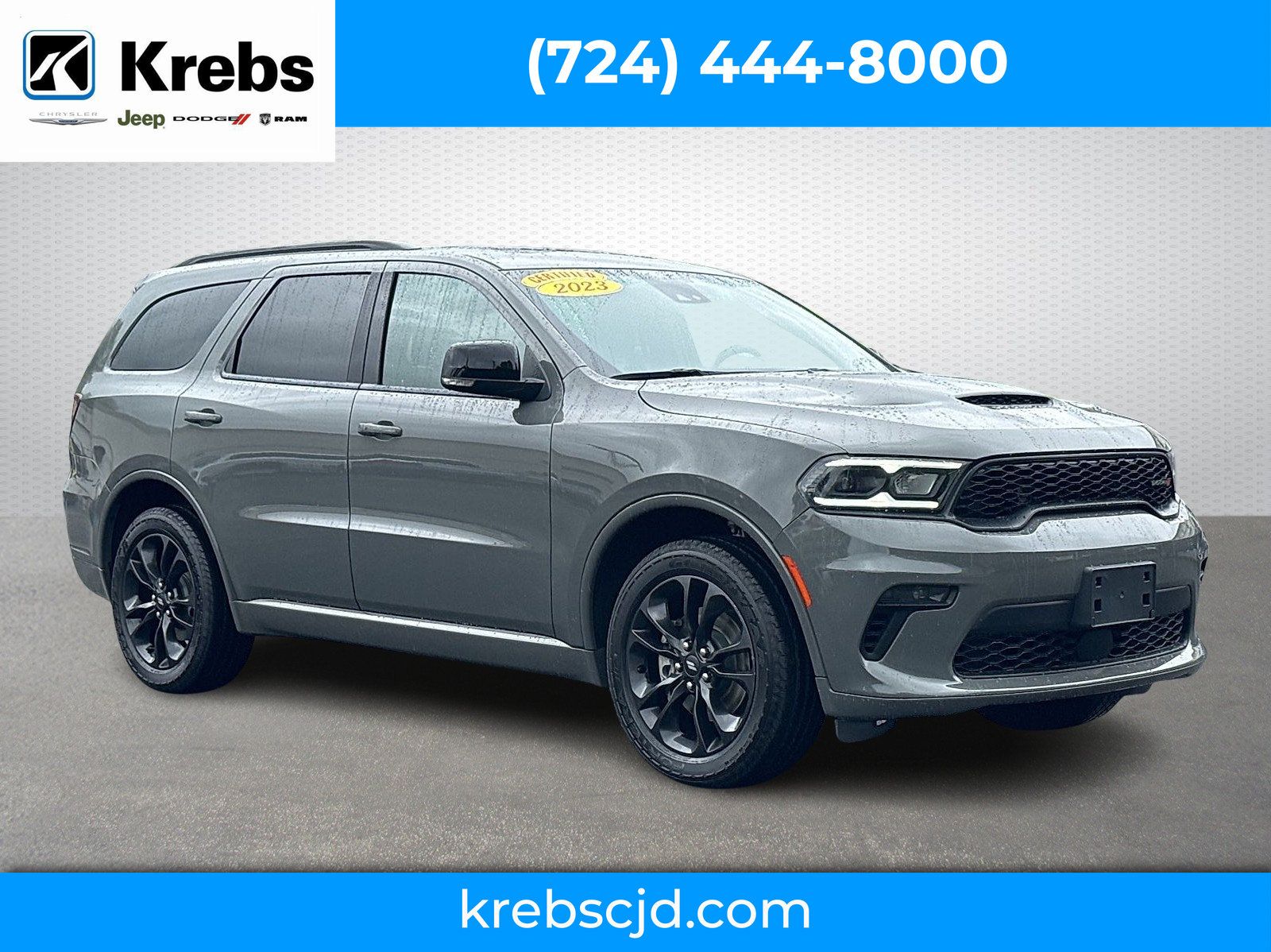 Certified 2023 Dodge Durango GT AWD/4WD image 1