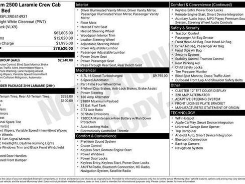 Used 2024 RAM 2500 Laramie w/ Safety Group image 5