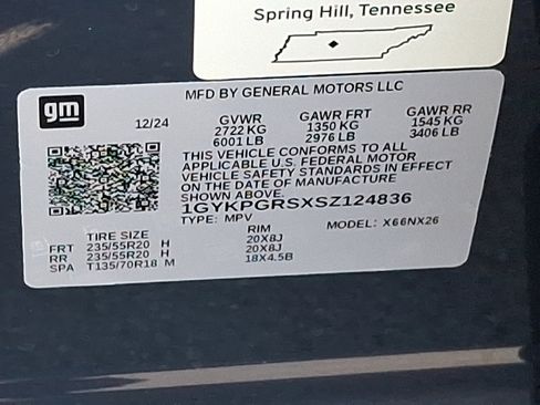 Certified 2025 Cadillac XT6 Sport w/ Technology Package image 29