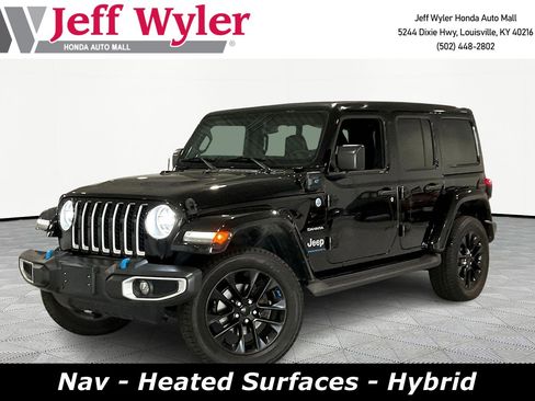 Used 2023 Jeep Wrangler Sahara w/ Cold Weather Group AWD/4WD image 1