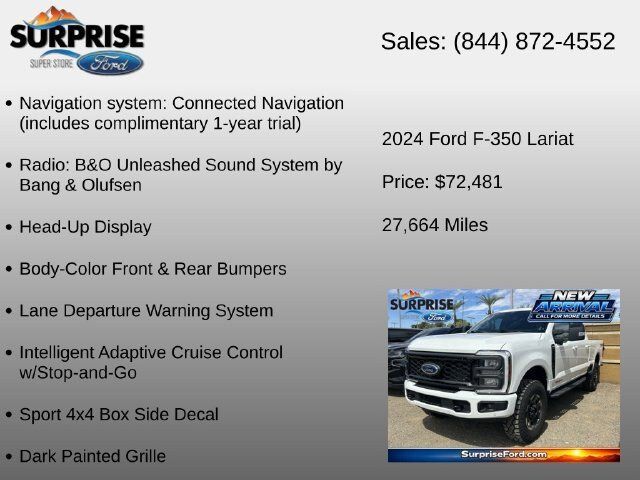 Used 2024 Ford F350 Lariat w/ Lariat Ultimate Package AWD/4WD image 18