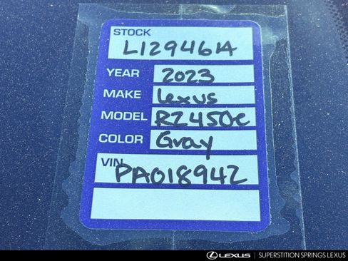 Used 2023 Lexus RZ 450e Premium w/ Technology Package image 31