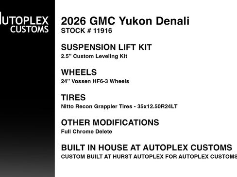 Used 2026 GMC Yukon Denali w/ Denali Reserve Package AWD/4WD image 2