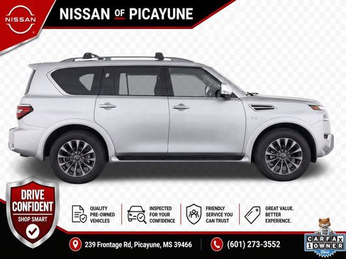 Used 2022 Nissan Armada Platinum w/ Captain's Chairs Package RWD image 8