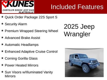 New 2025 Jeep Wrangler Unlimited Sport
