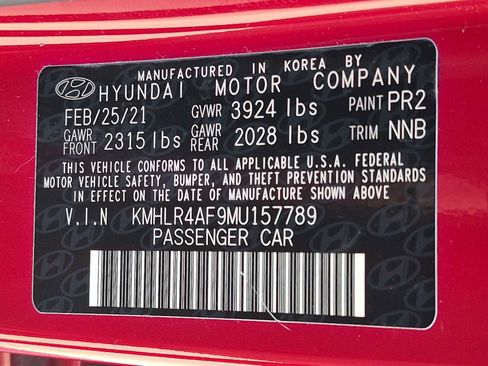 Used 2021 Hyundai Elantra N Line FWD image 34