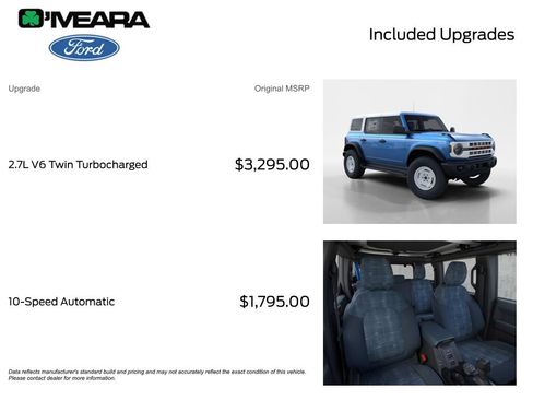 New 2026 Ford Bronco Heritage Edition AWD/4WD image 4