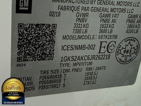 Used 2018 GMC Yukon SLE image 22