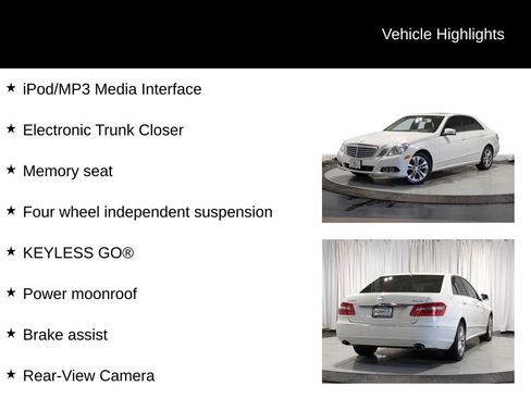Used 2011 Mercedes-Benz E 350 4MATIC Sedan image 24