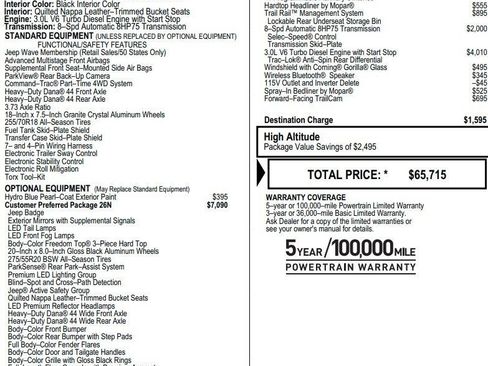 Used 2022 Jeep Gladiator Overland image 2