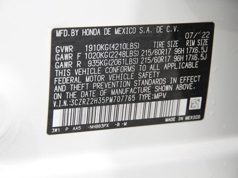 Used 2023 Honda HR-V LX image 22