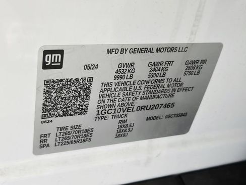 Used 2024 Chevrolet Silverado EV W/T image 29