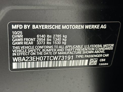 New 2026 BMW 740i 740i w/ Premium Package image 19