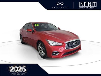 Used 2022 INFINITI Q50 Luxe w/ Cargo Package