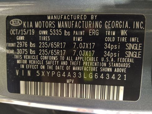 Used 2020 Kia Sorento LX w/ Paint Protection Package image 33