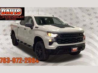 New 2026 Chevrolet Silverado 1500 Custom Trail Boss w/ Turbomax Blackout Package AWD/4WD 360° Tour