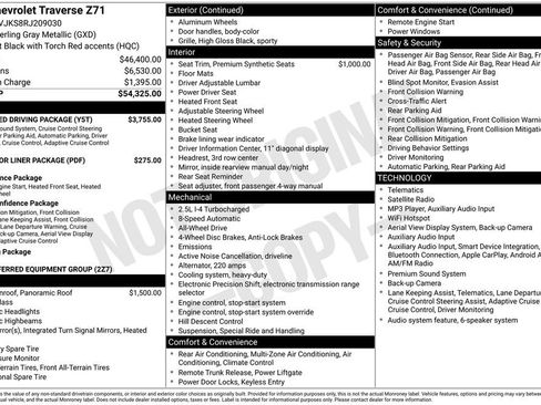 Used 2024 Chevrolet Traverse Z71 w/ Enhanced Driving Package AWD/4WD image 24