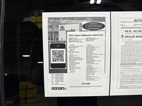 Certified 2021 Toyota Highlander XLE image 13