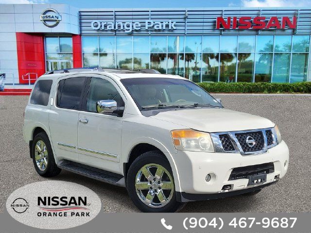 Used 2011 Nissan Armada Platinum w/ 2nd Row Captain Seat Pkg AWD/4WD image 1