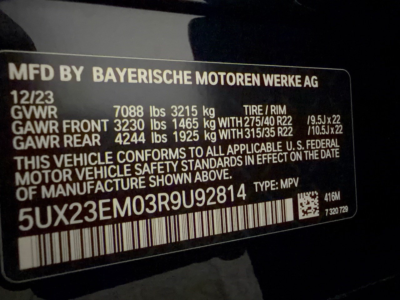 Used 2024 BMW X7 xDrive40i w/ M Sport Package AWD/4WD image 32