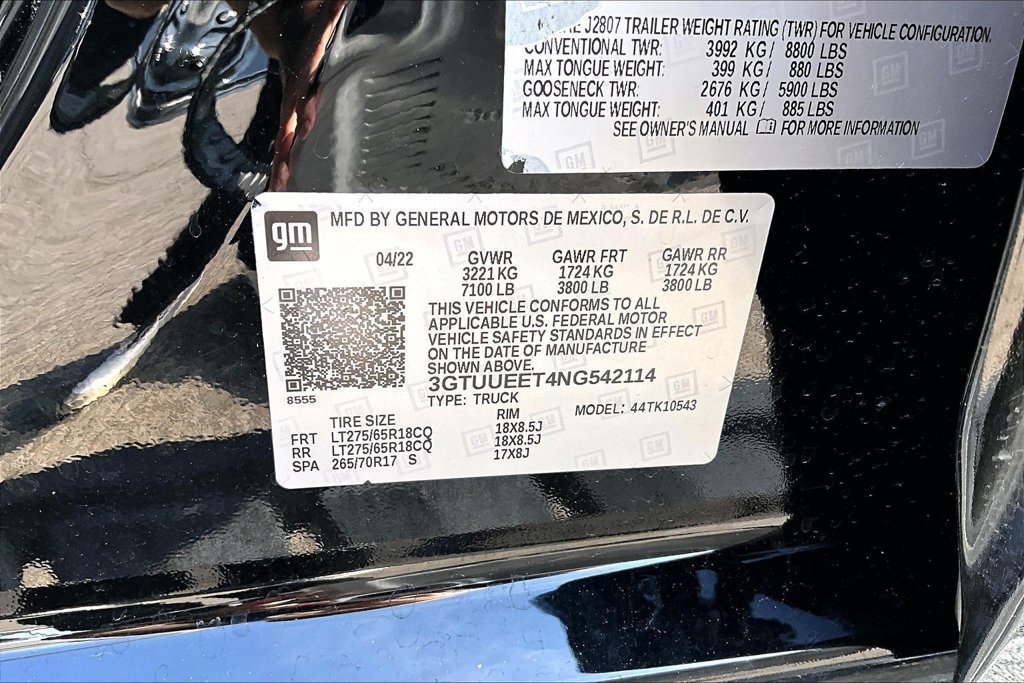 Used 2022 GMC Sierra 1500 AT4 w/ AT4 Premium Package AWD/4WD image 35