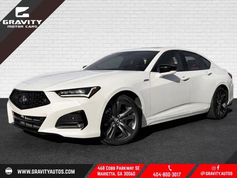 Used 2022 Acura TLX SH-AWD w/ A-SPEC Pkg image 1