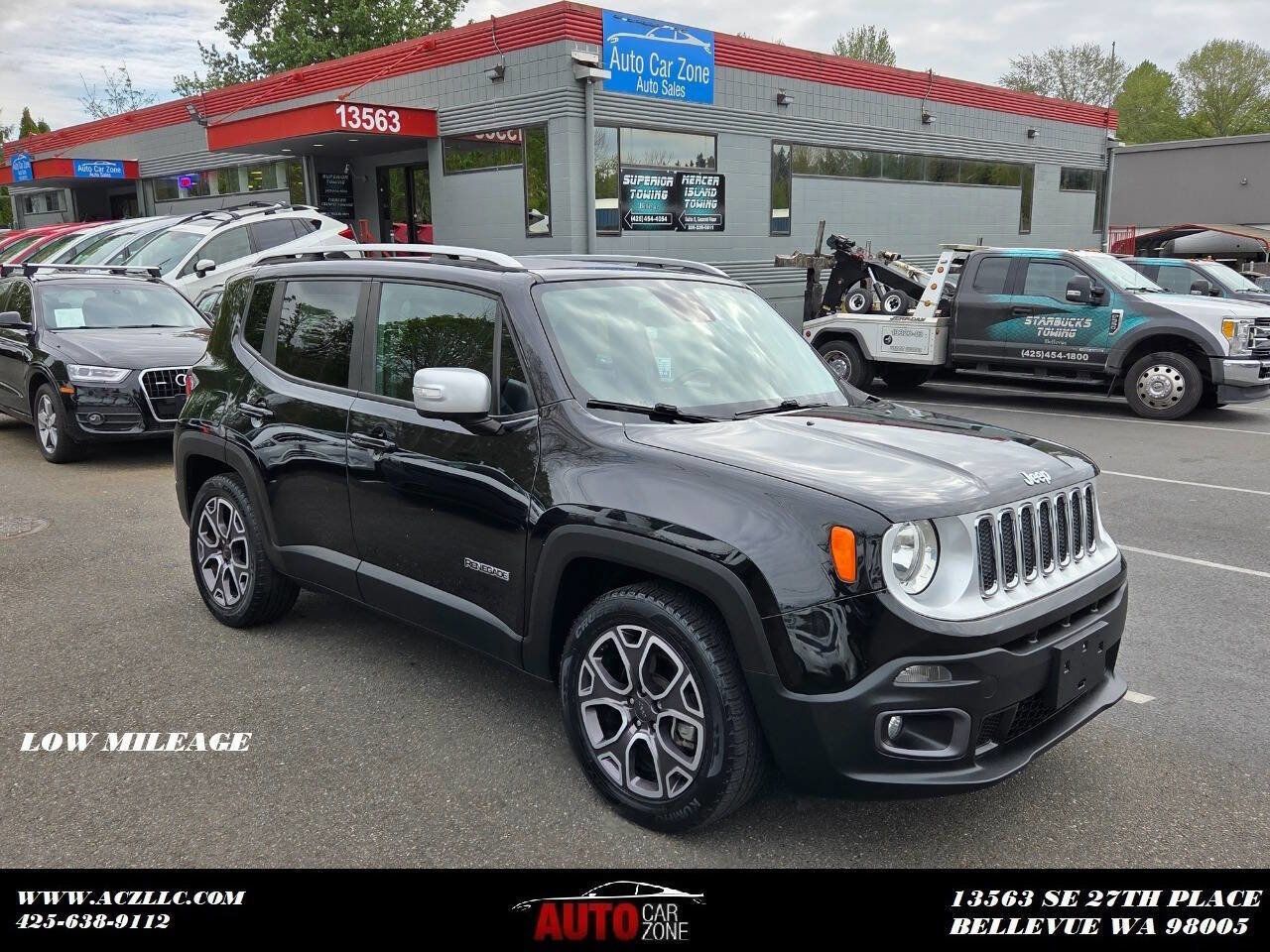 Used Black Jeep Renegade for Sale Near Me - Autotrader