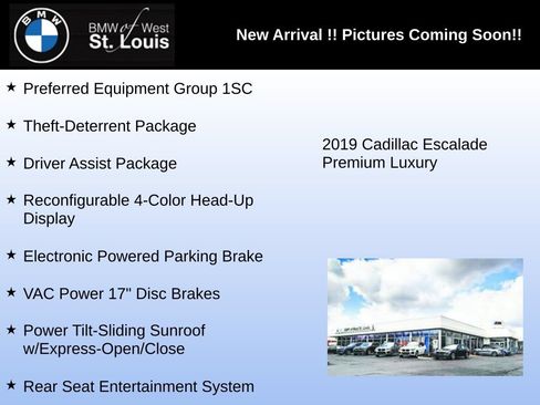 Used 2019 Cadillac Escalade Premium Luxury AWD/4WD image 3