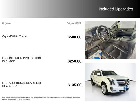 Used 2016 Cadillac Escalade ESV Platinum RWD image 5