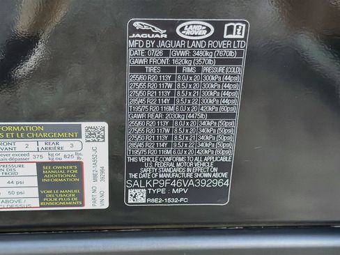 New 2027 Land Rover Range Rover SE AWD/4WD image 44