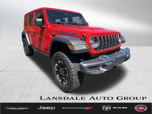 Certified 2025 Jeep Wrangler Unlimited Rubicon 4xe w/ Safety Group AWD/4WD image 1