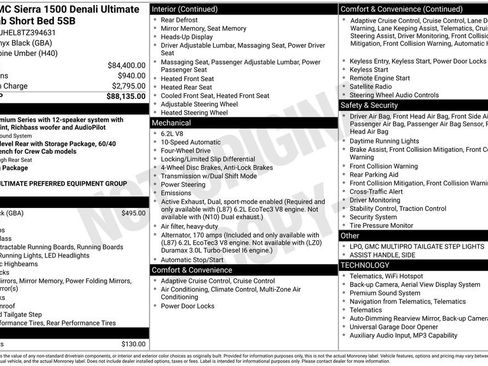 New 2026 GMC Sierra 1500 Denali Ultimate AWD/4WD image 1