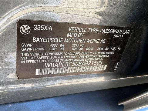 Used 2011 BMW 335i xDrive Sedan AWD/4WD image 33