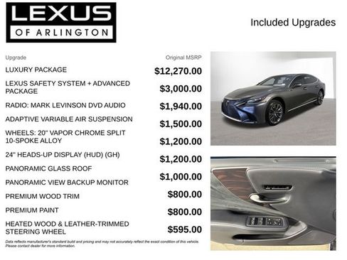 Used 2018 Lexus LS 500 AWD w/ Luxury Package image 4