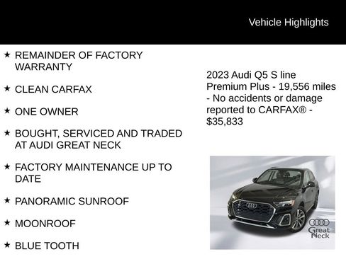 Used 2023 Audi Q5 2.0T Premium Plus w/ Premium Plus Package AWD/4WD image 9