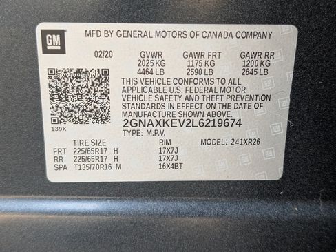 Used 2020 Chevrolet Equinox LT FWD image 37