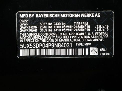 Used 2023 BMW X3 xDrive30i w/ Premium Package AWD/4WD image 39