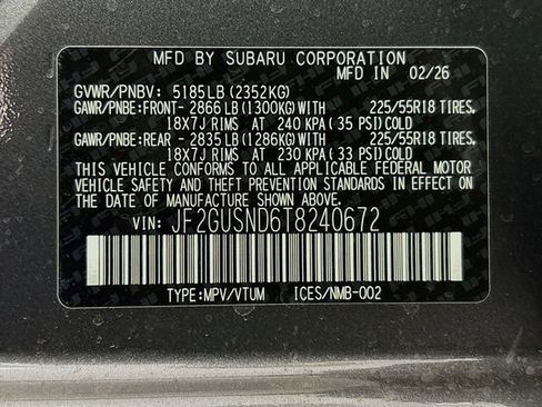 New 2026 Subaru Crosstrek 2.5i Limited image 32