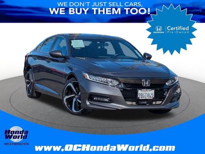 Certified 2020 Honda Accord Sport