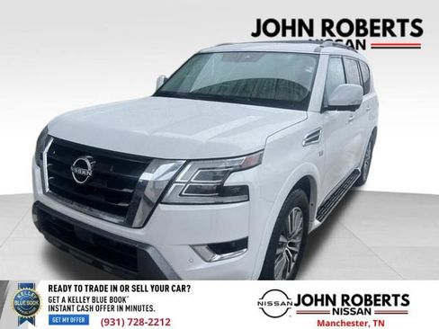 Used 2021 Nissan Armada SL w/ Captain's Chairs Package RWD image 4