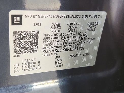 Certified 2019 Chevrolet Equinox LT image 32