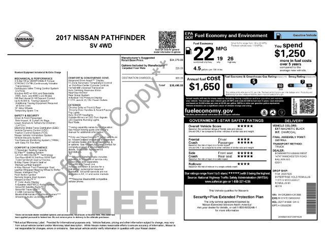 Used 2017 Nissan Pathfinder SV AWD/4WD image 31