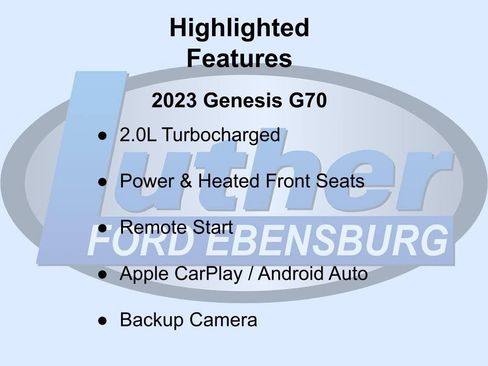 Used 2023 Genesis G70 2.0T image 3