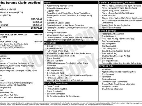 Used 2018 Dodge Durango Citadel image 6