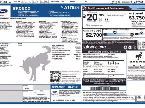 Used 2024 Ford Bronco Outer Banks AWD/4WD image 29