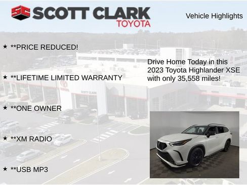 Used 2023 Toyota Highlander XSE FWD image 12