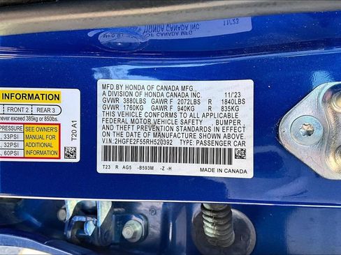 Used 2024 Honda Civic Sport image 37