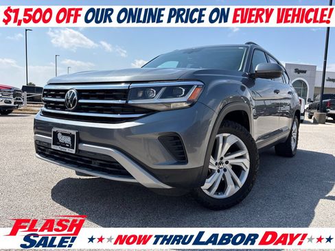 Used 2021 Volkswagen Atlas SE w/ Panoramic Sunroof Package AWD/4WD image 1