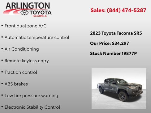 Used 2023 Toyota Tacoma SR5 image 7