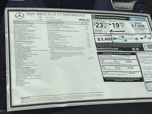 New 2024 Mercedes-Benz SL 63 AMG S e Performance 4MATIC image 28